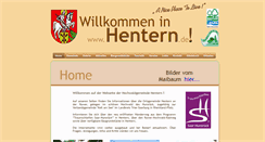 Desktop Screenshot of hentern.de